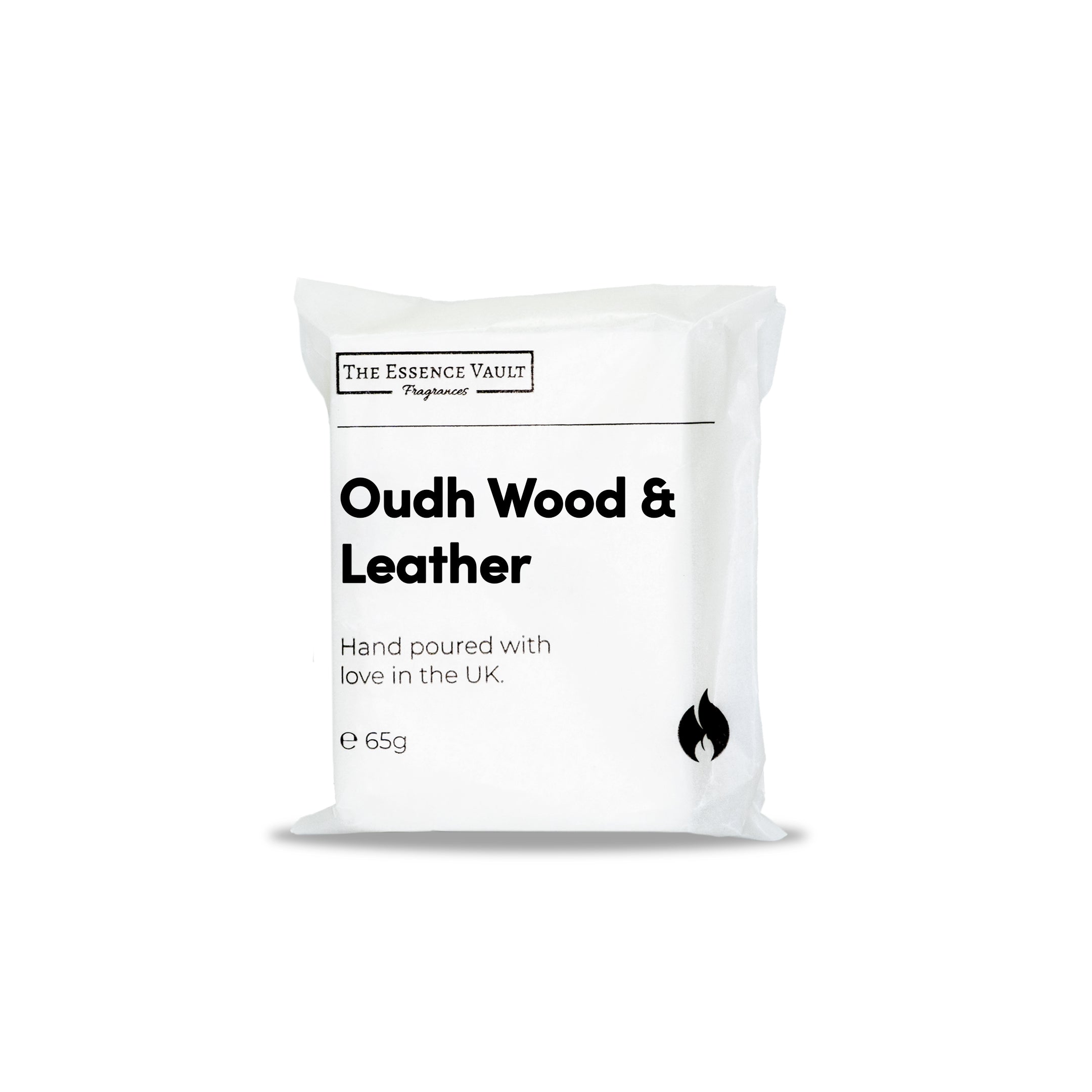 Oudh Wood Leather Scented Wax Melts Bar The Essence Vault
