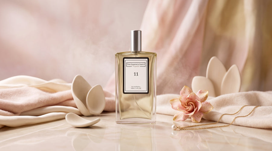 TEV rose perfume bottle editorial - best women's perfumes 2026