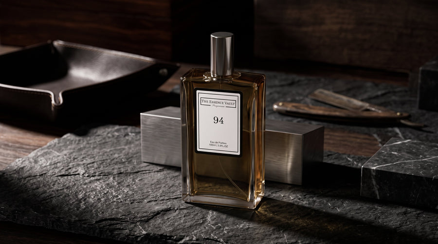 TEV men's fragrance bottle on stone - complete men's fragrance guide