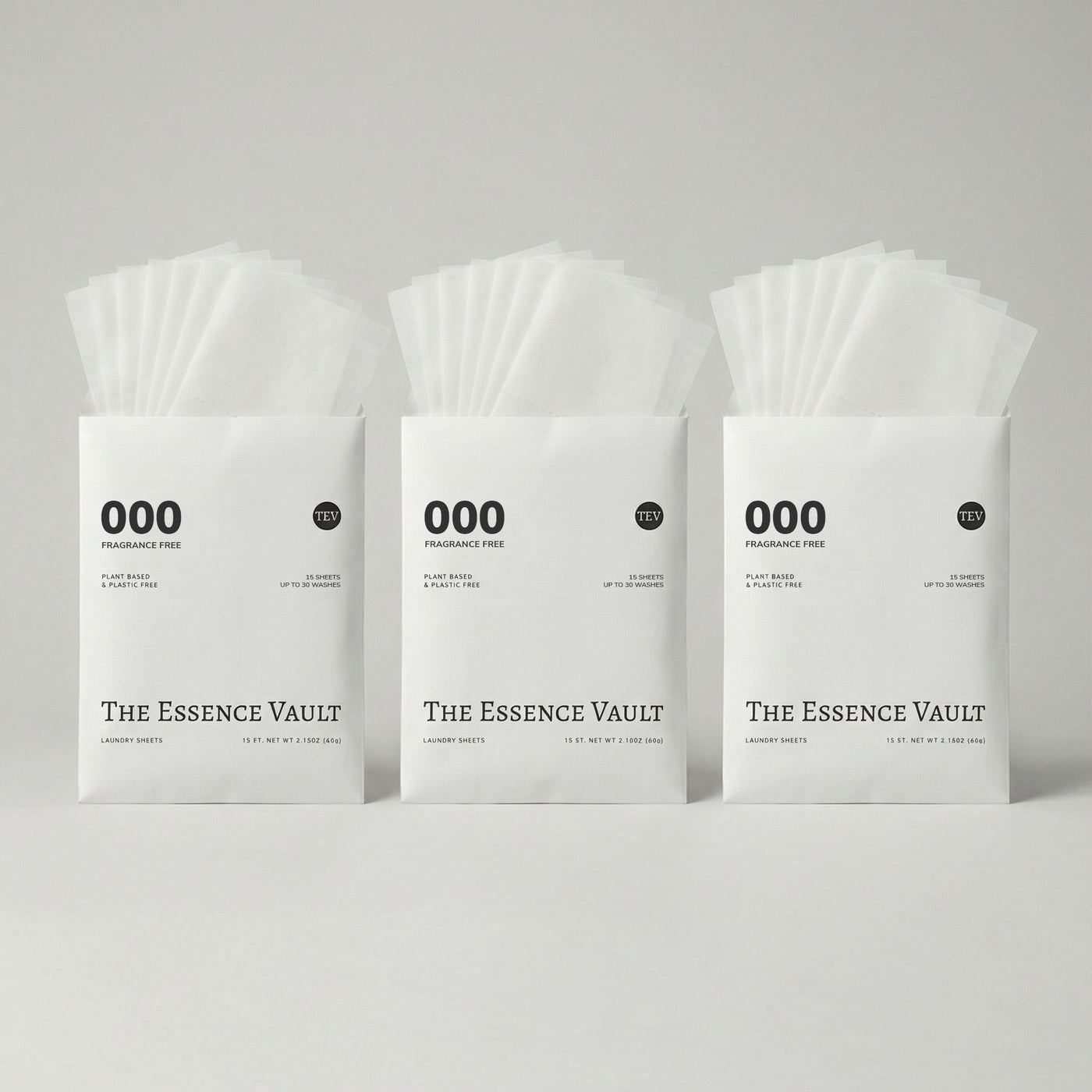 Unscented - 000 - Laundry Detergent Sheets