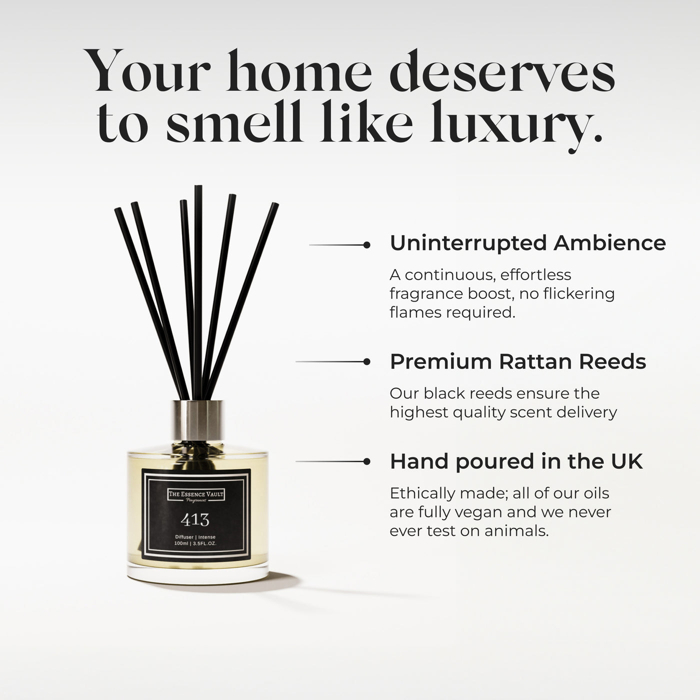 100ml Home Reed Diffuser Sets - The Essence Vault Β· The Essence Vault
