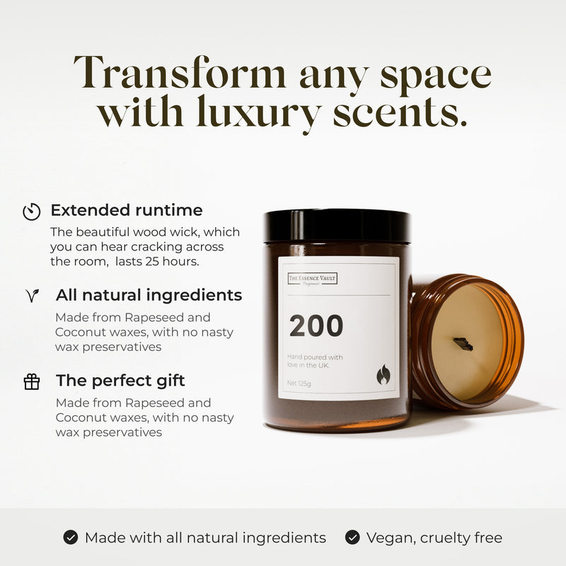 Inspired By Santal 33 - 421 - 25 Hour Candle